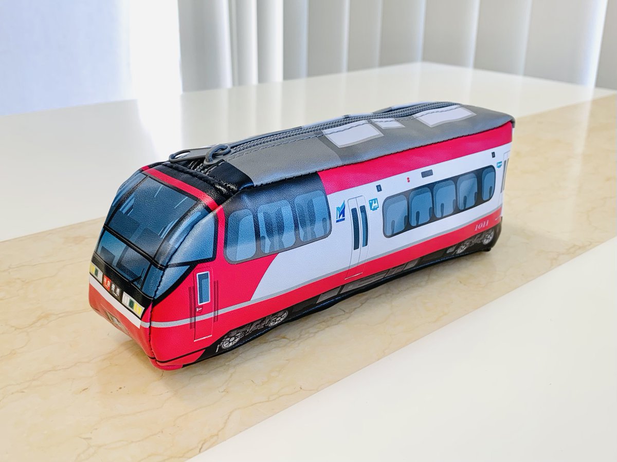 名鉄　★　専用品 新商品のご案内】名古屋鉄道 「名鉄電車型ペンケース（1200系パノラマ