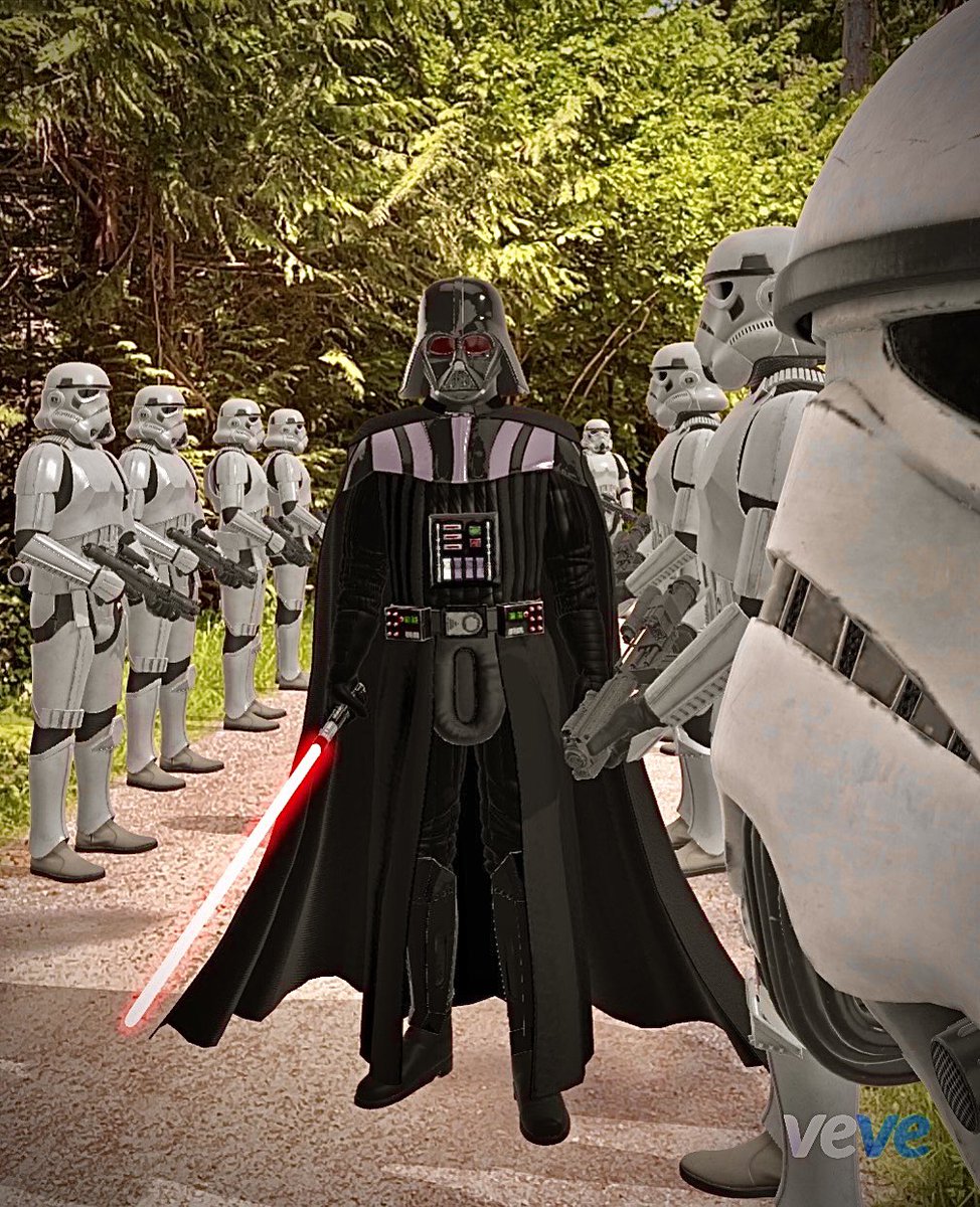 VeVe Digital Collectibles 🤍🖤
Darth Vader has arrived 
<a href="/starwars/">Star Wars</a> 
In Augmented Reality 
<a href="/veve_official/">VeVe | Digital Collectibles</a>