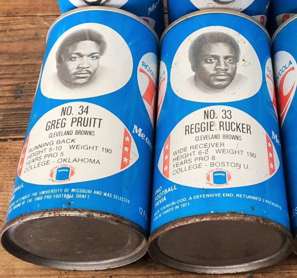 John Skrtic (@skrticx) on Twitter photo .<a href="/RCCola/">RC Cola</a> Greg Pruitt and Reggie Rucker of the Cleveland Browns .<a href="/RCCola/">RC Cola</a> Greg Pruitt and Reggie Rucker of the Cleveland Browns