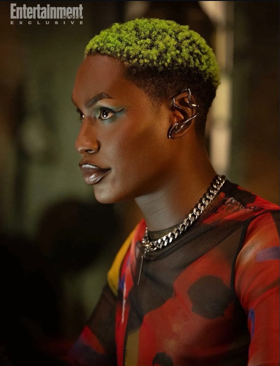 Shea Couleé looks fantastic as Slug for Marvel's "Ironheart", premiering June 24 on Disney Plus.