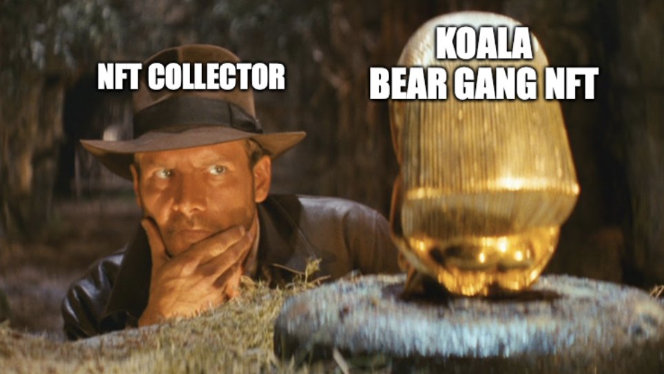 #Meme #KBGMemes #BTC #Bitcoin #ETH #NFTCommunity #NFTCollection #Nftcollectors #NFT #Crypto #NFTProject #KoalaBearGang