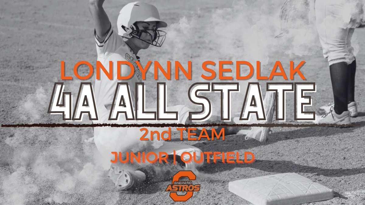 Shepard High School Softball (@shepardsoftball) on Twitter photo ALL STATE 2nd TEAM
Londynn Sedlak | Outfield
<a href="/ABS_Athletics/">Shepard Athletics</a> <a href="/ShepardAstros/">Shepard High School</a> <a href="/lsedlak23/">Londynn Sedlak 26โ</a>
Congrats on this accomplishment!!
Thank you <a href="/ica_softball/">ICA Softball</a> for recognizing hard working athletes! ALL STATE 2nd TEAM
Londynn Sedlak | Outfield
<a href="/ABS_Athletics/">Shepard Athletics</a> <a href="/ShepardAstros/">Shepard High School</a> <a href="/lsedlak23/">Londynn Sedlak 26โ</a>
Congrats on this accomplishment!!
Thank you <a href="/ica_softball/">ICA Softball</a> for recognizing hard working athletes!