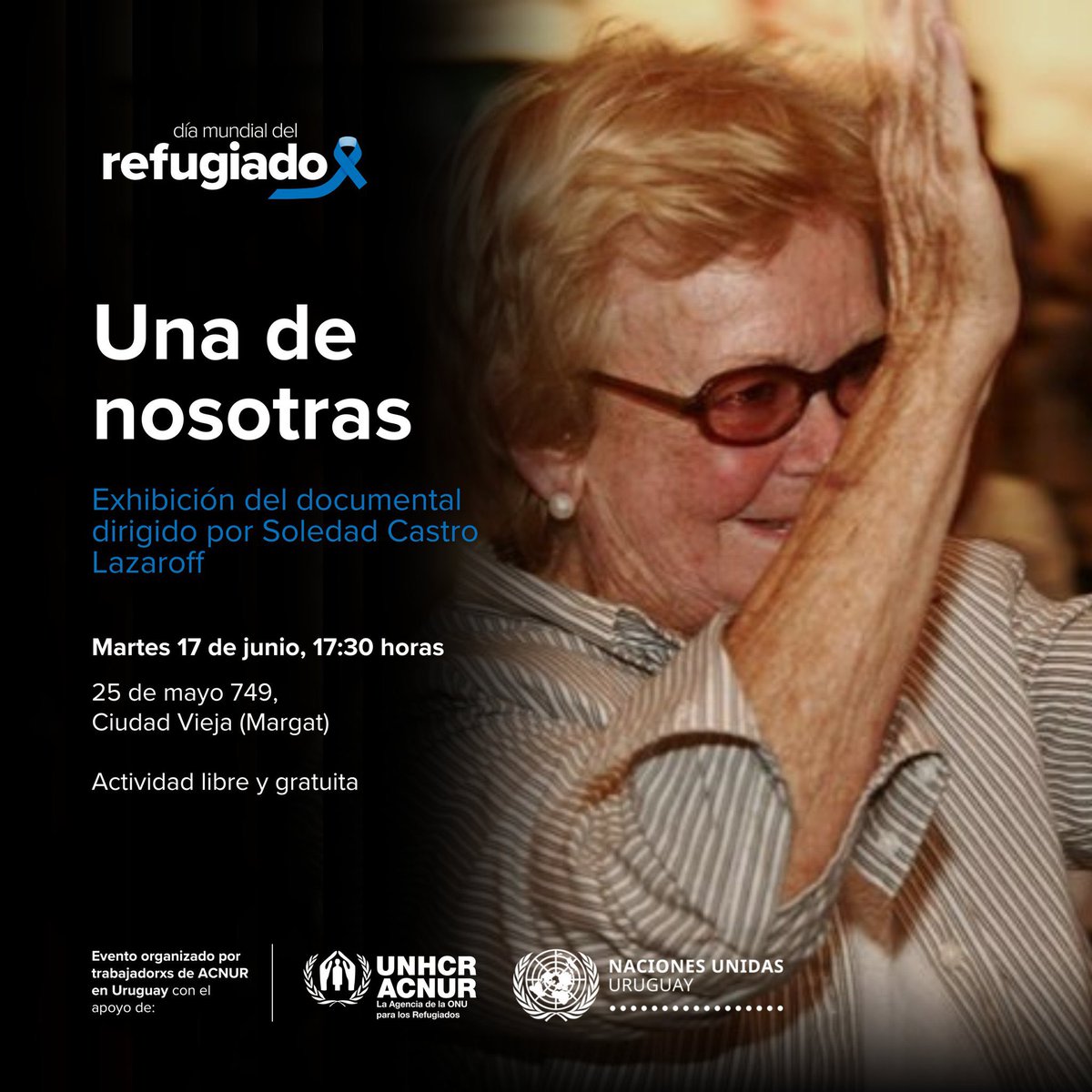 Mañana, en Montevideo, recordamos a Belela Herrera con la proyección del documental “Una de nosotras”.

¡Las y los esperamos!