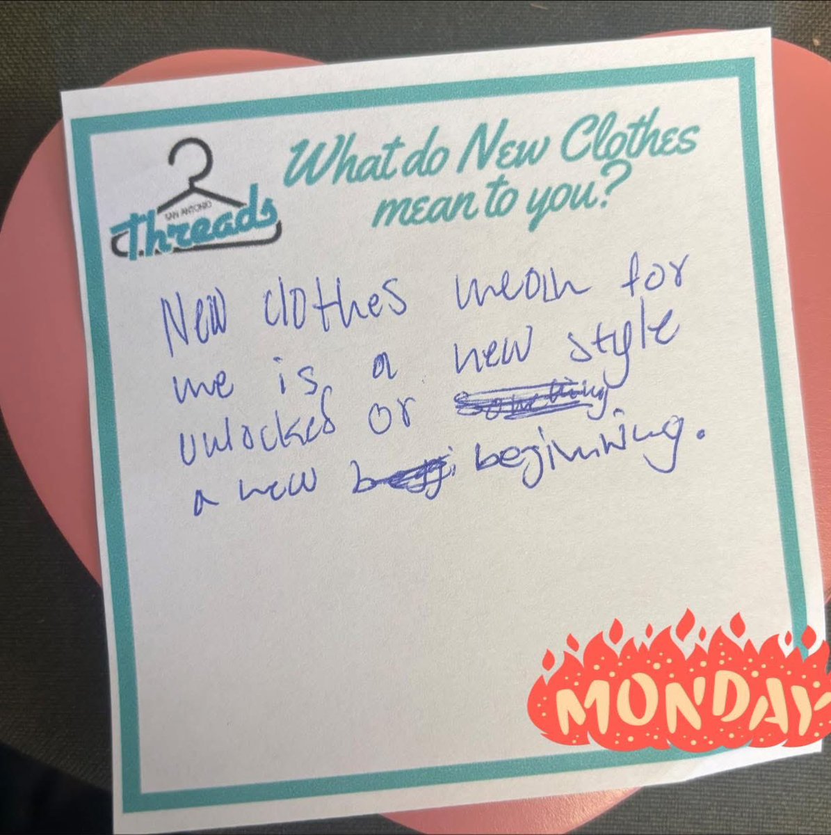 What do NEW clothes mean to the youth we serve ? #everything