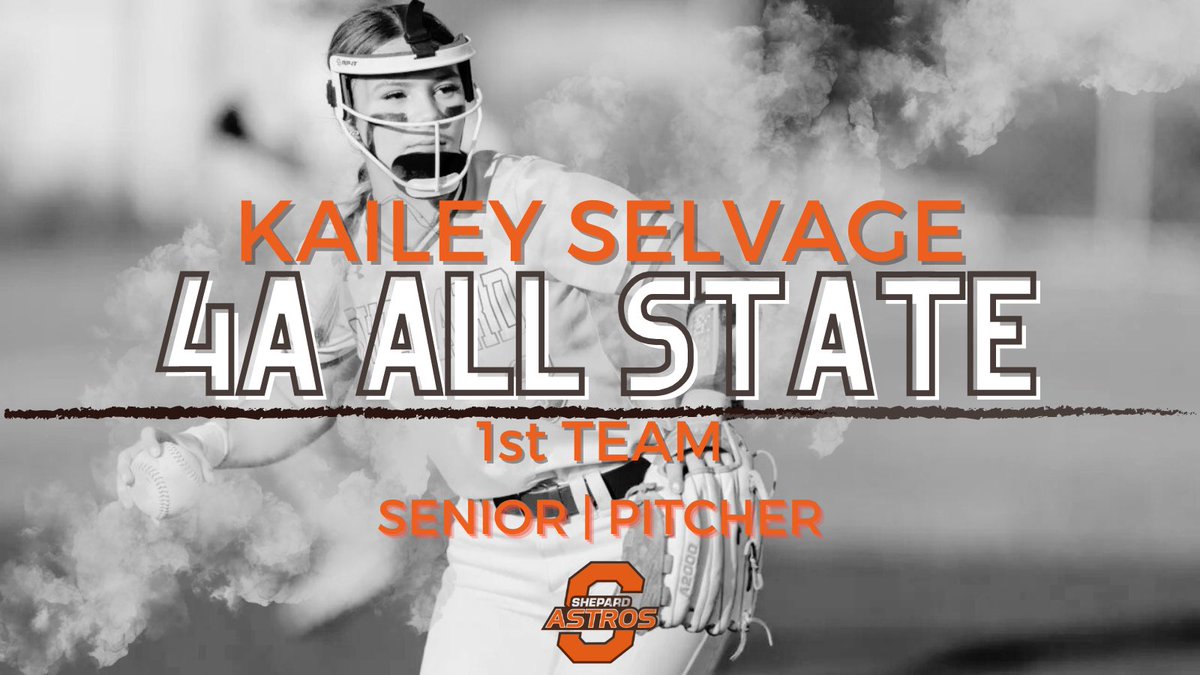 Shepard High School Softball (@shepardsoftball) on Twitter photo ALL STATE 1st TEAM
Kailey Selvage | Pitcher
<a href="/ABS_Athletics/">Shepard Athletics</a> <a href="/ShepardAstros/">Shepard High School</a> <a href="/kaileyselvage03/">kailey selvage</a>
Congrats on this accomplishment!!
Thank you <a href="/ica_softball/">ICA Softball</a> for recognizing hard working athletes! ALL STATE 1st TEAM
Kailey Selvage | Pitcher
<a href="/ABS_Athletics/">Shepard Athletics</a> <a href="/ShepardAstros/">Shepard High School</a> <a href="/kaileyselvage03/">kailey selvage</a>
Congrats on this accomplishment!!
Thank you <a href="/ica_softball/">ICA Softball</a> for recognizing hard working athletes!