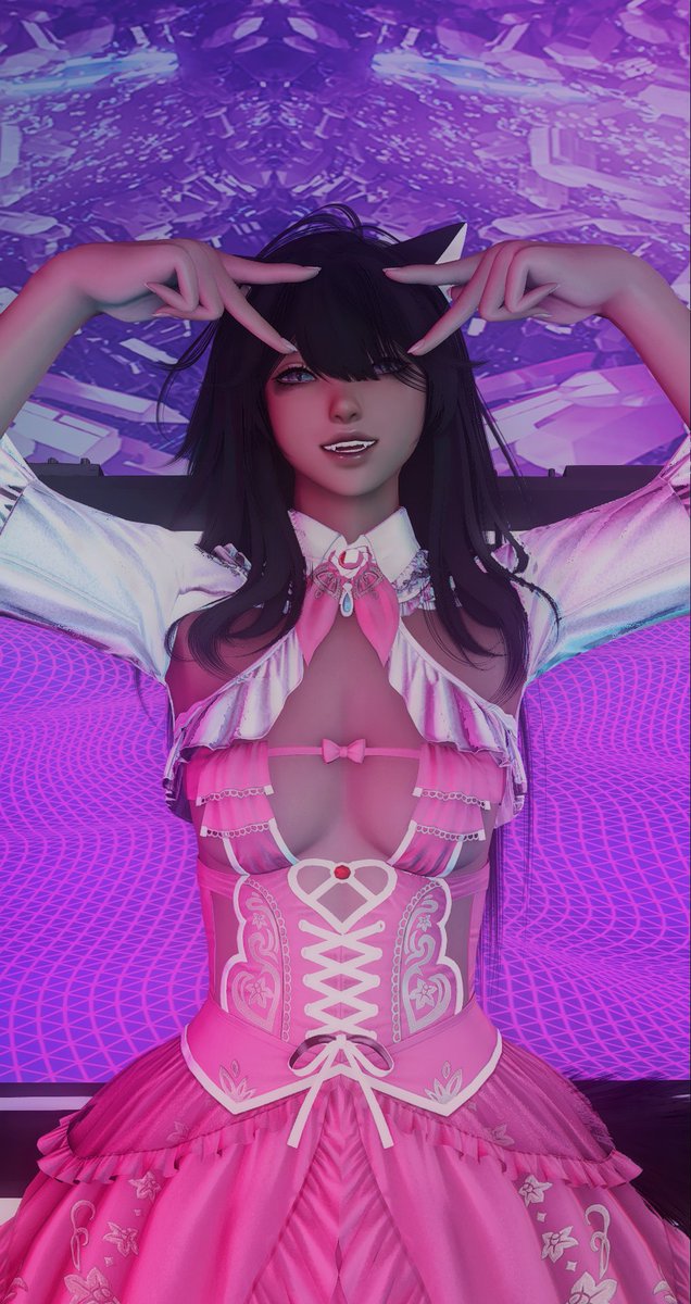 Game is down so I can't pose her with her favorite bunboy who makes her feel things she hasn't felt in years...