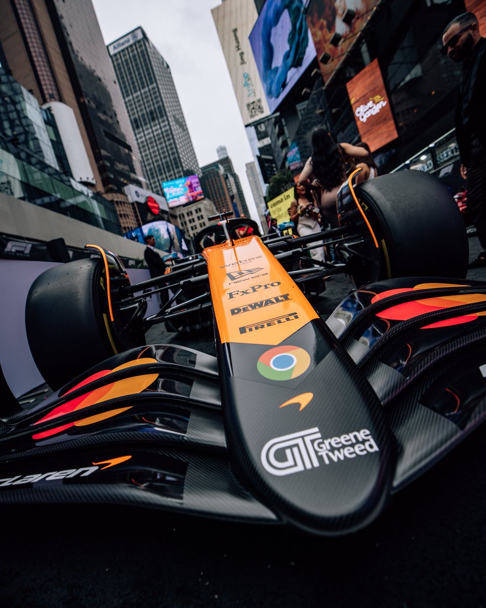 F1's tweet photo. Turning heads in NYC! 😎

#F1 #F1TheMovie https://t.co/5ZGP2WOeL8