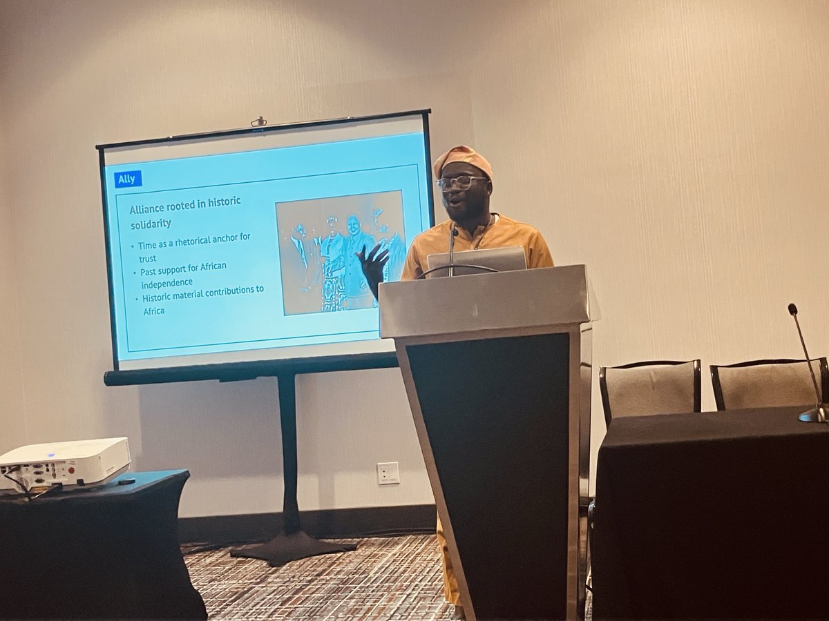 Maria Repnikova (@mariarepnikova) on Twitter photo <a href="/solomonelusoji/">Solomon Elusoji</a> doing an excellent job at #ICA presenting on Chinese journalist trainings in Africa. <a href="/solomonelusoji/">Solomon Elusoji</a> doing an excellent job at #ICA presenting on Chinese journalist trainings in Africa.