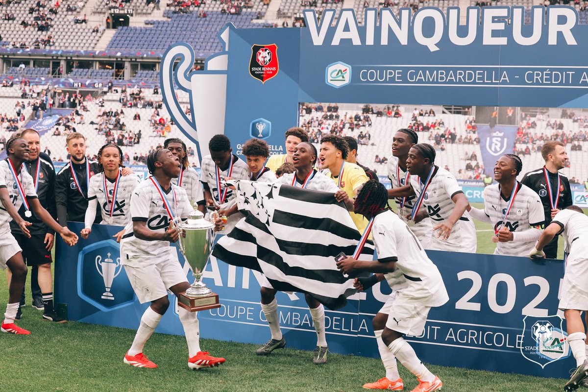 Le Stade Rennais F.C. est sacré meilleur centre de formation de France pour la troisième saison consécutive 👏