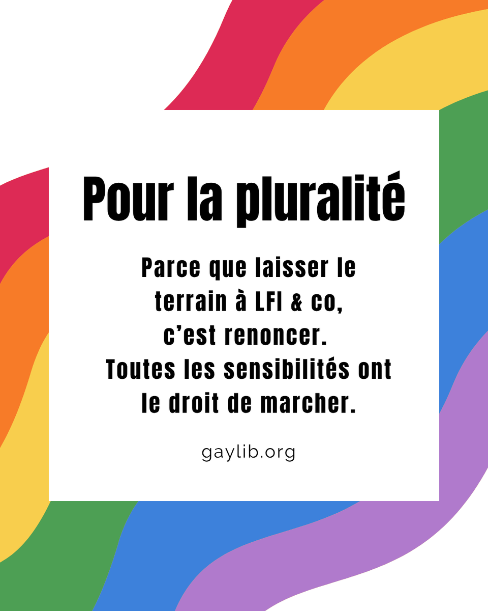 🏳️‍🌈 Pourquoi il faut aller à la Pride de Paris ? Progressistes, libéraux, républicains : nous avons toute notre place dans ce combat. #Pride2025 #GayLib #Paris #Marchedesfiertes