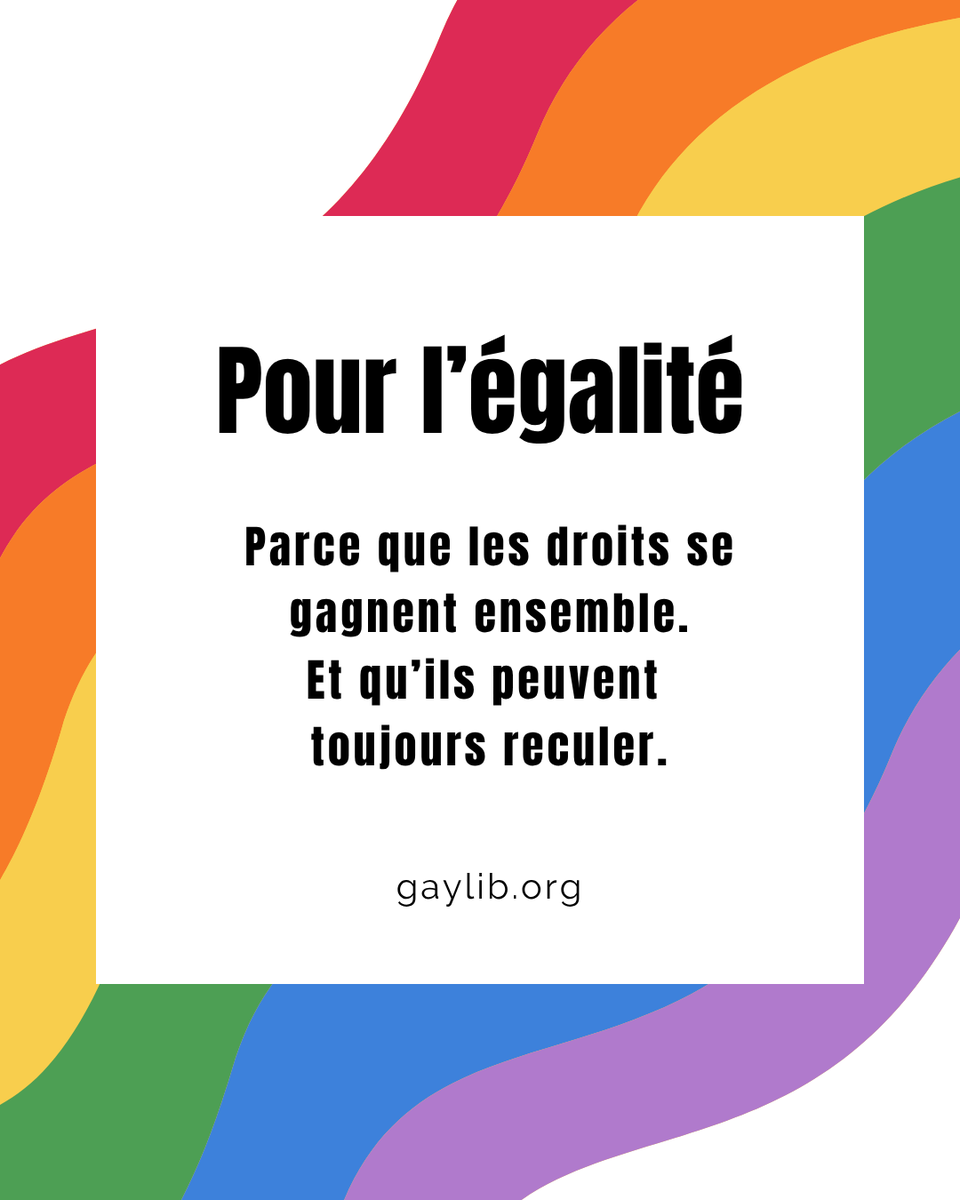 GayLib's tweet photo. 🏳️‍🌈 Pourquoi il faut aller à la Pride de Paris ? Progressistes, libéraux, républicains : nous avons toute notre place dans ce combat. #Pride2025 #GayLib #Paris #Marchedesfiertes https://t.co/PszlhqHGdy