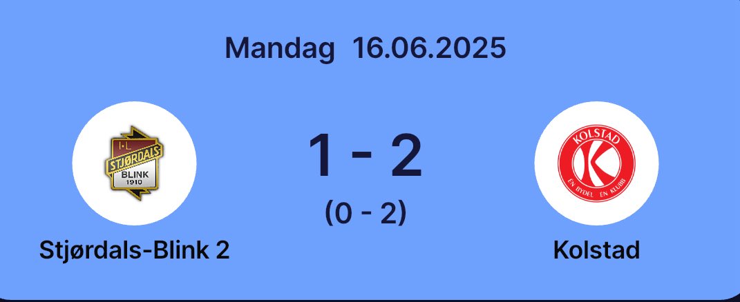 Borteseier og 3 poeng mot <a href="/Blinkfotball/">Blinkfotball</a> 2 denne mandagen! Nguyen og Holm er våre målscorere ⚽️⚽️ #breddefotball #4divisjon #vibryross