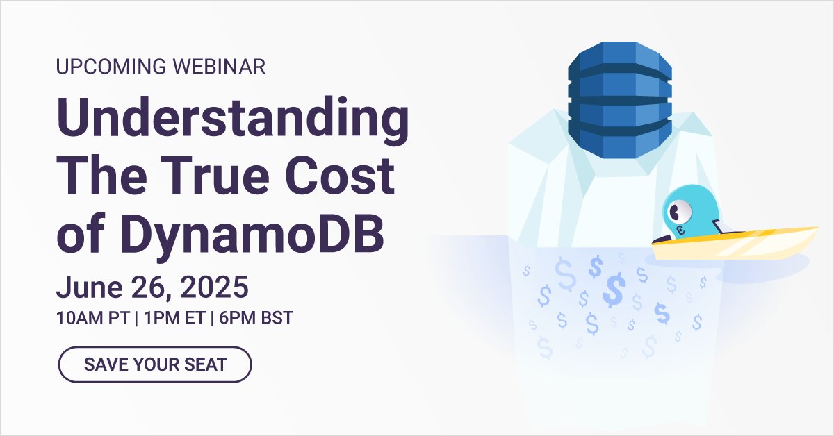 Whether you’re considering DynamoDB or want a better way to predict pricing, our June 26 webinar will feature a deep dive into how factors like traffic surges, multi-datacenter expansion, and the introduction of caching impact DynamoDB costs. ow.ly/I5Vp50W2zmU

#ScyllaDB