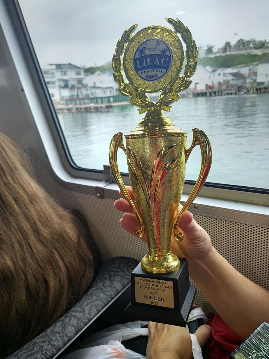 Congratulations to the Red Raider Marching Band won "Best Musical Act" in the 2025 Mackinac Island Lilac Festival Parade. What an amazing, talented group of kids! #raiderstrong

Pride of Pulaski, Pride of Wisconsin!