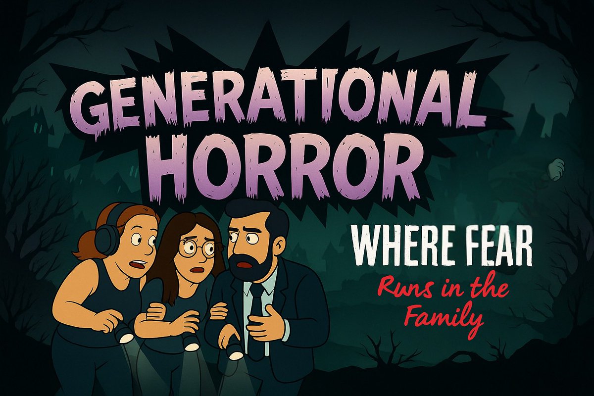 GenHorrorPod's tweet image. Ever wonder how horror hits across generations?
My sister (Gen X), niece (Gen Z), and I (Millennial) break down scary movies from three eras and perspectives.
Check out our podcast 👇📽️📼🎥🎙️
generationalhorror.buzzsprout.com
#HorrorCommunity #HorrorPodcast #GenerationalHorror