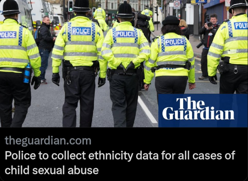 ForBarnet's tweet image. Police to collect ethnicity data for all cases of child sexual abuse.
Yvette Cooper has condemned damning failures by the authorities to protect children from grooming gangs as she announced there would be a formal requirement on police for the first time to collect ethnicity and…