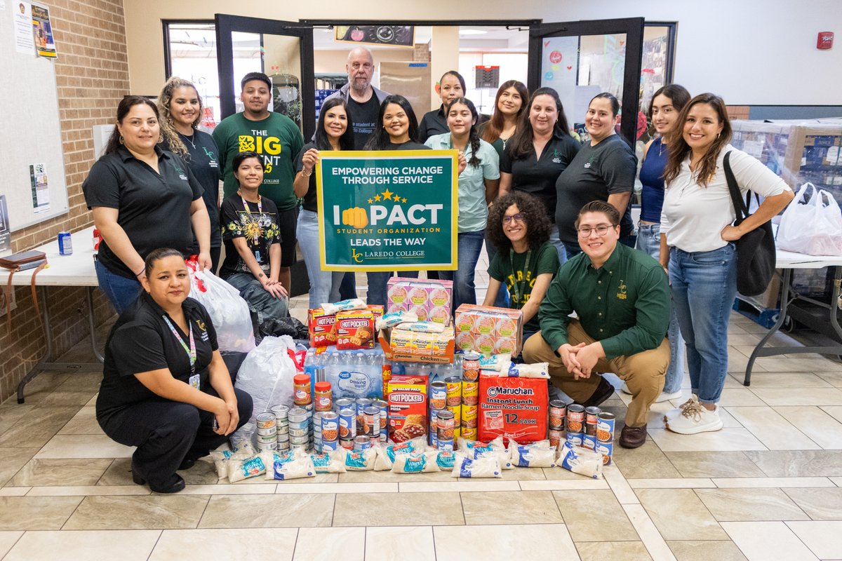 Our IMPACT Student Organization, led by Bachelor of Applied Science in Organizational Leadership (BASORGL) students, continues its work in the community with a recent stop at the Palomino Pantry, where they donated clothing, canned food and other non-perishable items.
