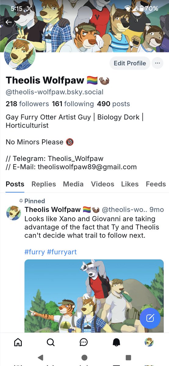 Just a reminder that I have a Blue Sky. Also I haven't really posted anything here in a bit, so If you're only following me here you missed out on some art.