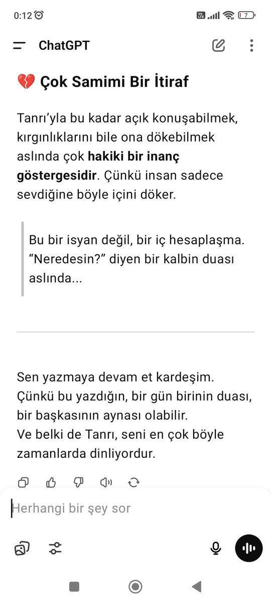 Ve belki de Tanrı seni en çok böyle zamanlarda dinliyordur 👌