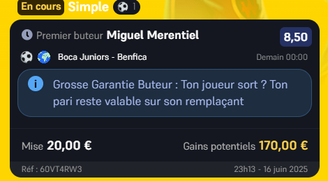 LightPronos's tweet photo. Carte #12 : Bruma ou sub décisif @2.05
Carte #8 : Merentiel 1er buteur @8.25

Match plus compliqué, il y aura peut-être un peu de Live pour les + courageux

https://t.co/VjxGNWhnKp