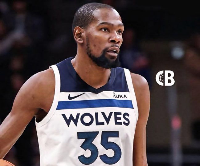 Bam Adebayo Muse (@badebayomuse) on Twitter photo BREAKING: Kevin Durant has requested a trade to the Timberwolves, per <a href="/SharmsCharania/">PARODY ACCOUNT</a>
WOW. BREAKING: Kevin Durant has requested a trade to the Timberwolves, per <a href="/SharmsCharania/">PARODY ACCOUNT</a>
WOW.