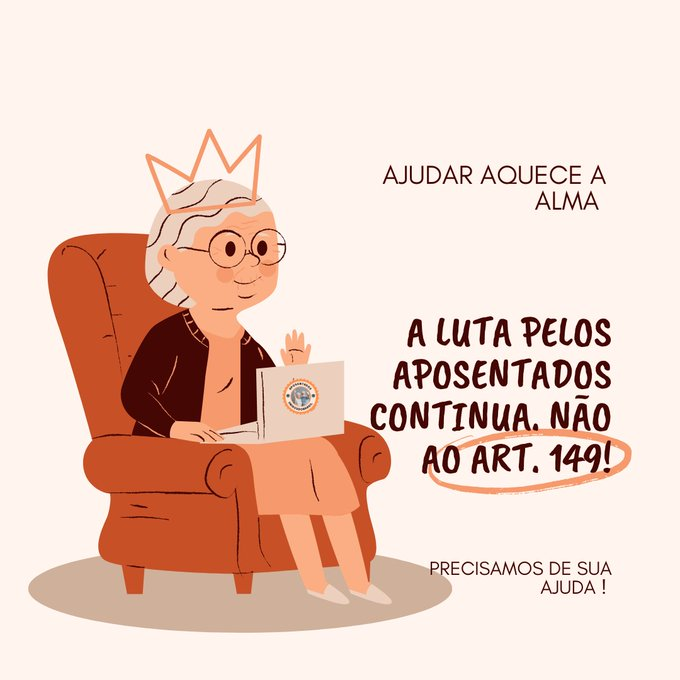Malu Nogueira PT🚩 (@malunogueirapt) on Twitter photo <a href="/tucam30074549/">Tucam300</a> <a href="/STF_oficial/">STF</a> <a href="/alexandre/">Alexandre de Moraes</a> <a href="/LRobertoBarroso/">Luís Roberto Barroso</a> <a href="/FlavioDino/">Flávio Dino 🇧🇷</a> Noite amiga <a href="/tucam30074549/">Tucam300</a> ! Uma feliz semana pra vc!
Confisco Cruel ! 🤬
Ministro <a href="/gilmarmendes/">Gilmar Mendes</a> pedimos urgência na vista do art. 149 da EC 103/19 para que a votação pelo <a href="/STF_oficial/">STF</a> seja retomada!
#AposentadoriaJusta
#LulaMeOrgulha <a href="/tucam30074549/">Tucam300</a> <a href="/STF_oficial/">STF</a> <a href="/alexandre/">Alexandre de Moraes</a> <a href="/LRobertoBarroso/">Luís Roberto Barroso</a> <a href="/FlavioDino/">Flávio Dino 🇧🇷</a> Noite amiga <a href="/tucam30074549/">Tucam300</a> ! Uma feliz semana pra vc!
Confisco Cruel ! 🤬
Ministro <a href="/gilmarmendes/">Gilmar Mendes</a> pedimos urgência na vista do art. 149 da EC 103/19 para que a votação pelo <a href="/STF_oficial/">STF</a> seja retomada!
#AposentadoriaJusta
#LulaMeOrgulha
