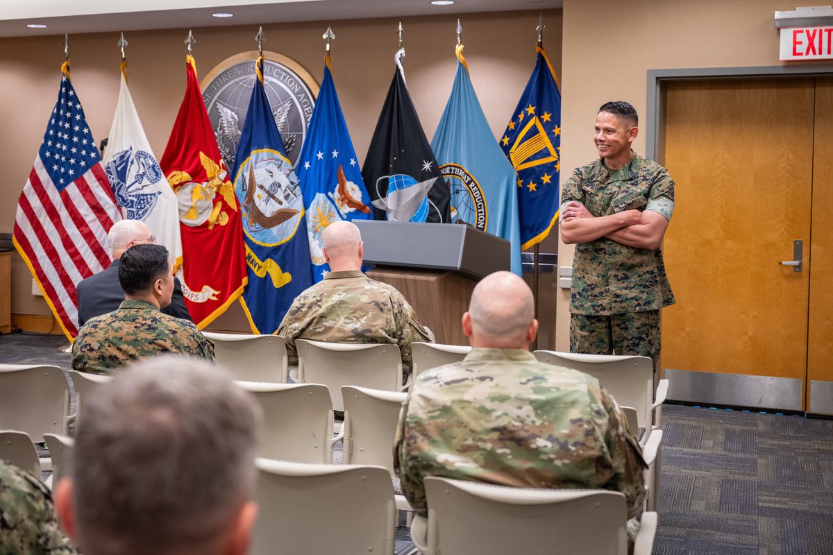 USMCSgtMaj's tweet image. Recently I had the unique opportunity to visit the Defense Threat Reduction Agency. DTRA provides solutions to enable the @DeptofDefense, the U.S. Government, and international partners to deter strategic attacks against the U.S. and its allies.
#Marines #Military #Defense