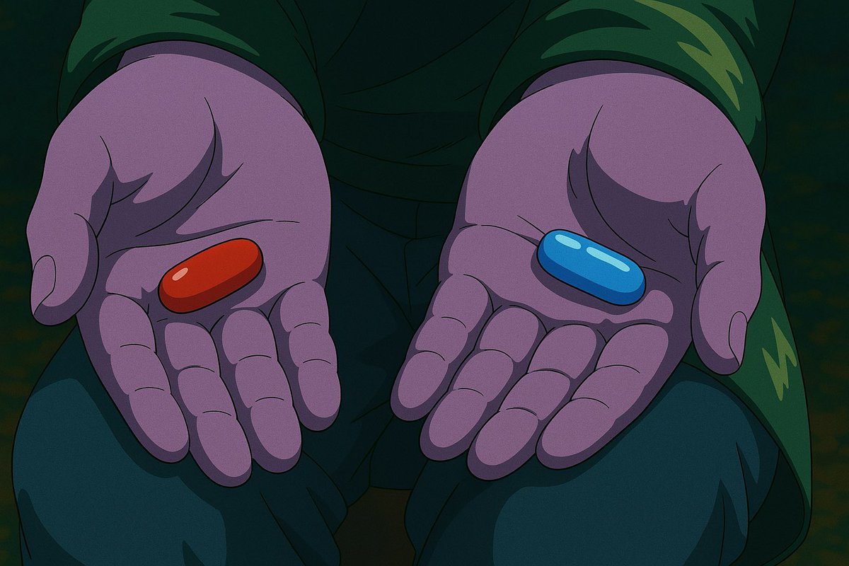 FUMBLING GEN WEALTH🥲 (@srankjr) on Twitter photo BLUE PILL: WORK FOR A RAISE
RED PILL: BUY A $SALARY
THE CHOICE IS YOURS
<a href="/Chairman_DN/">Chairman ² 🧲 (Salary arc)</a> BLUE PILL: WORK FOR A RAISE
RED PILL: BUY A $SALARY
THE CHOICE IS YOURS
<a href="/Chairman_DN/">Chairman ² 🧲 (Salary arc)</a>