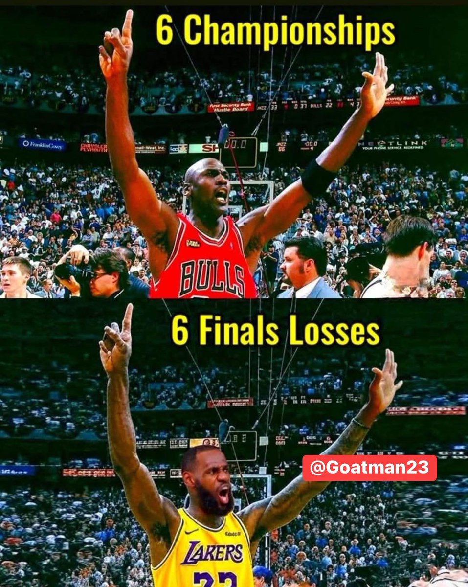 Goatmanx23's tweet image. LeBron is the only athlete in sports history who gets celebrated more for his losses than for his wins 😭😭😭