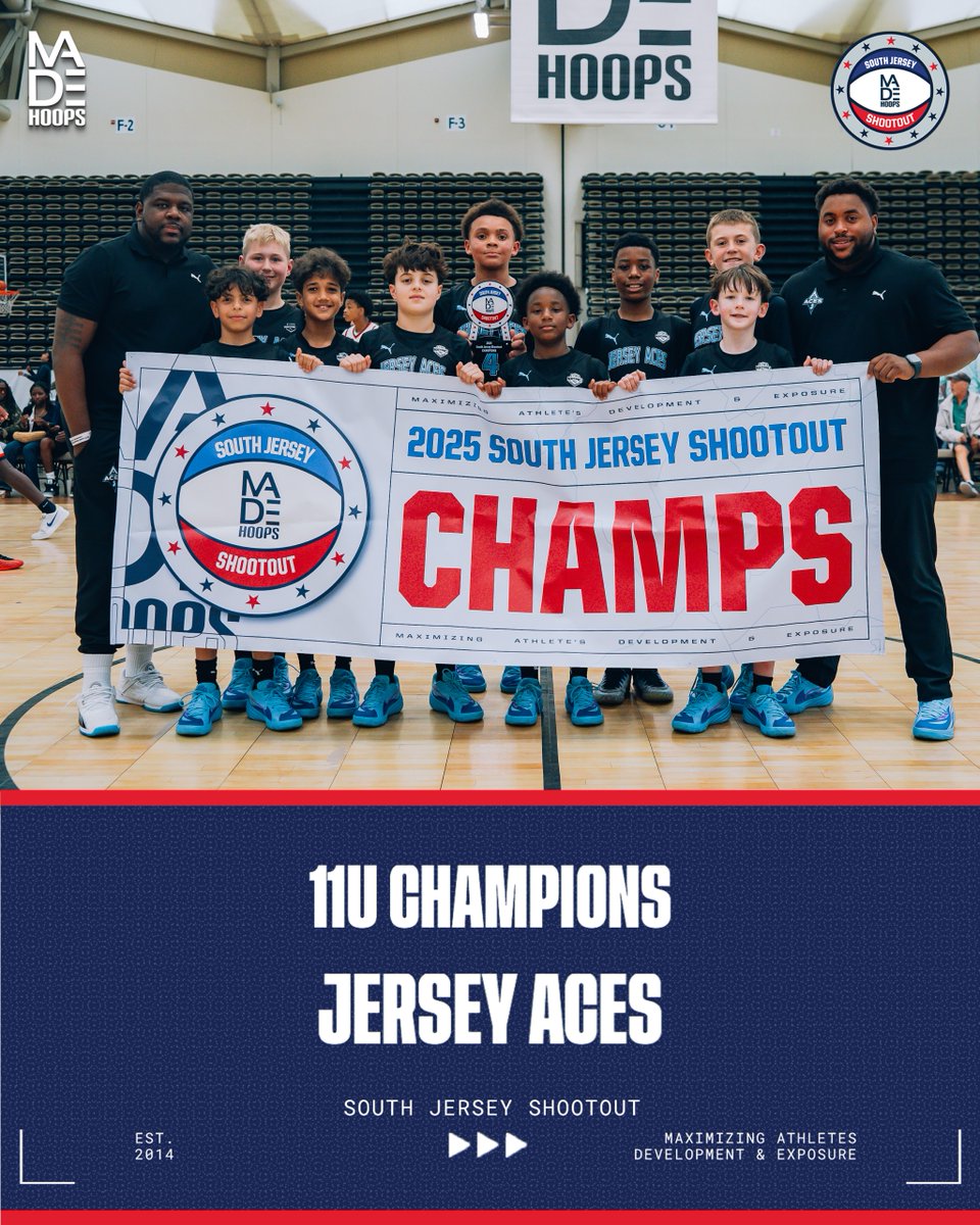 MADE Hoops (@madehoops) on Twitter photo Congrats to our South Jersey Shootout 11U Champions π:
Jersey Aces - <a href="/Jersey_Aces/">π Jersey Aces π</a> Congrats to our South Jersey Shootout 11U Champions π:
Jersey Aces - <a href="/Jersey_Aces/">π Jersey Aces π</a>