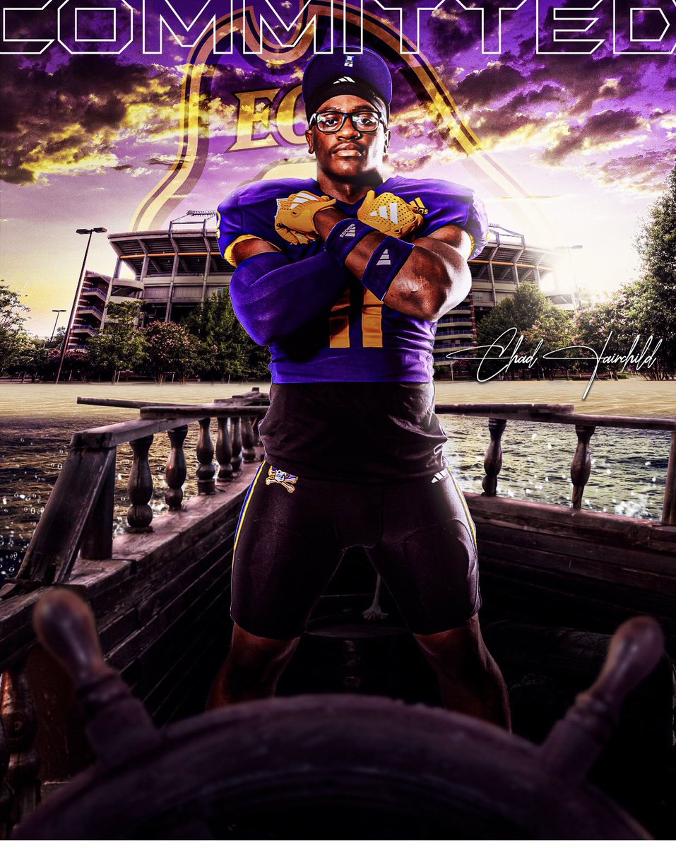 Lovejoy High School (GA) Football (@joywildcats) on Twitter photo 🚨🚨 2️⃣0️⃣2️⃣6️⃣ COMMIT🚨 🚨
Congratulations to Class of 2026 4⭐️LB, Chad Fairchild (<a href="/ChadFair01/">Chad Fairchild 4⭐️ 🏈</a> ), on his COMMITMENT to East Carolina University (<a href="/ECUPiratesFB/">ECU Football</a>)!!
<a href="/ClayCoFBRecruit/">@ClayCoHSFBRecruits</a>
#WildcatNation
#RecruitTheJoy 🚨🚨 2️⃣0️⃣2️⃣6️⃣ COMMIT🚨 🚨
Congratulations to Class of 2026 4⭐️LB, Chad Fairchild (<a href="/ChadFair01/">Chad Fairchild 4⭐️ 🏈</a> ), on his COMMITMENT to East Carolina University (<a href="/ECUPiratesFB/">ECU Football</a>)!!
<a href="/ClayCoFBRecruit/">@ClayCoHSFBRecruits</a>
#WildcatNation
#RecruitTheJoy