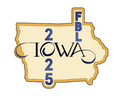 The wait is over… Introducing your 2025 Iowa FBLA NLC shirt &amp; pin! Get ready to rep the Hawkeye State in style.