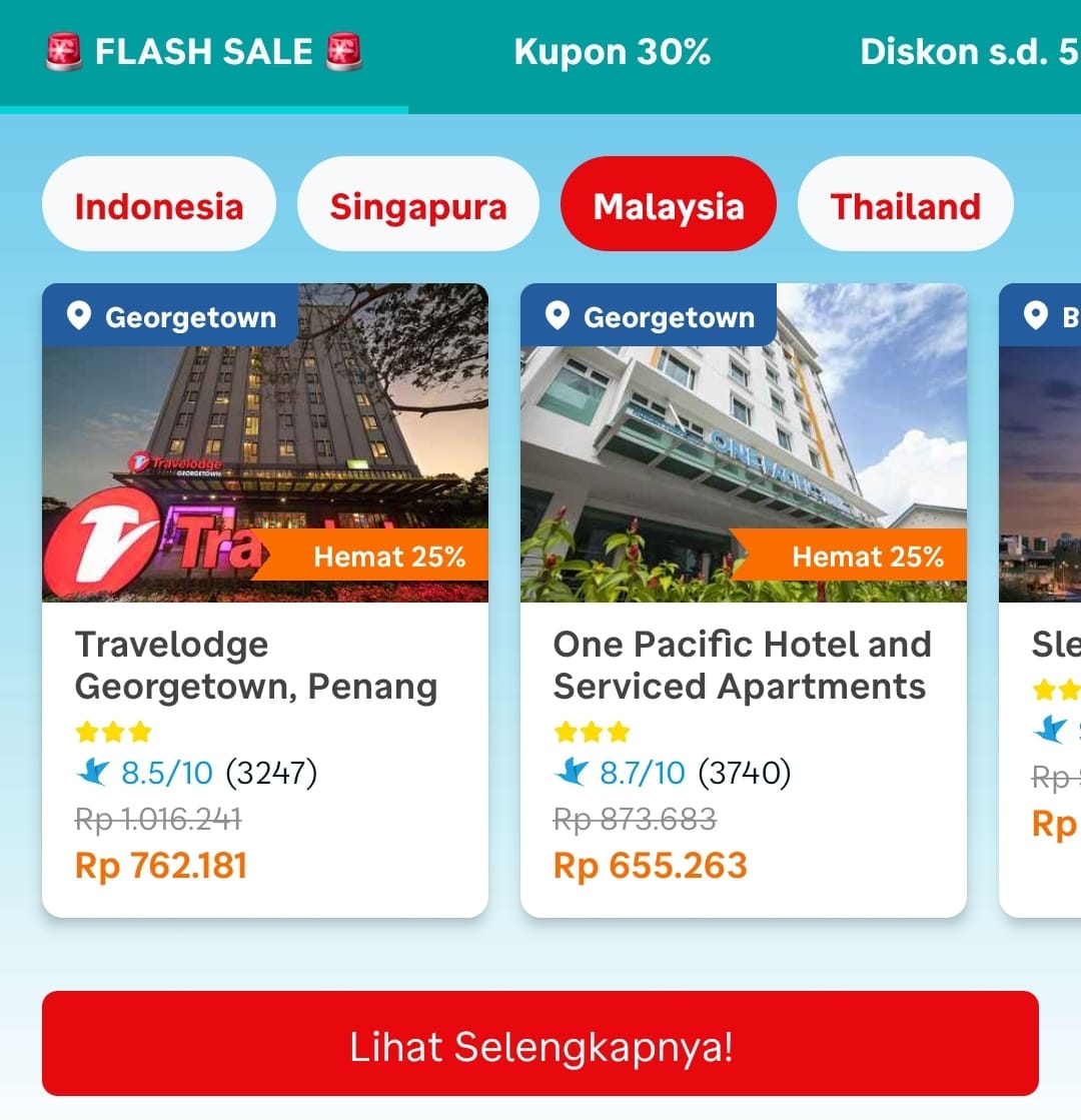 ciulav's tweet image. Daripada uang THR ngendap, mending dipake liburan! Traveloka ada diskon s.d 50% + 30% buat kamu yang booking sampe 30 Juni 2025 #LiburanSekolahbarengTraveloka