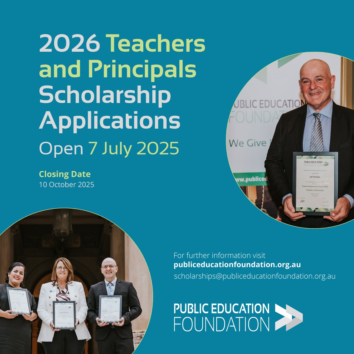 Public Ed Foundation (@pefoz) on Twitter photo Attention public school teachers and principals! Scholarships will be opening soon. Don’t miss out! Subscribe to our newsletter and connect with us on social media for the latest news and important announcements. hubs.li/Q03rZmMg0
<a href="/LilaMularczyk/">💧Lila Mularczyk OAM JP FACE FACEL💗🌈</a> <a href="/TeachersFed/">Teachers Federation</a> <a href="/AEUfederal/">AEU</a> Attention public school teachers and principals! Scholarships will be opening soon. Don’t miss out! Subscribe to our newsletter and connect with us on social media for the latest news and important announcements. hubs.li/Q03rZmMg0
<a href="/LilaMularczyk/">💧Lila Mularczyk OAM JP FACE FACEL💗🌈</a> <a href="/TeachersFed/">Teachers Federation</a> <a href="/AEUfederal/">AEU</a>
