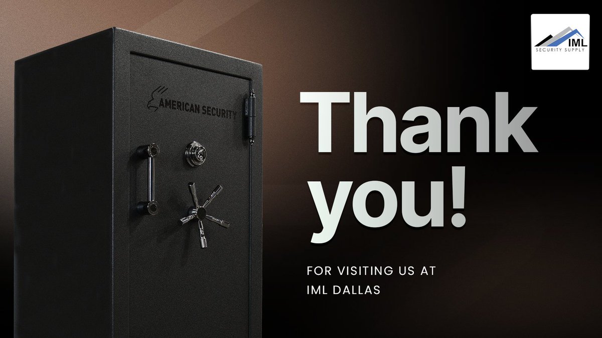 amsec_safes's tweet image. Thanks to everyone who stopped by our booth at IML Dallas. We loved showing how our safes protect gear, firearms, and valuables for homeowners and outdoor enthusiasts. See you again soon.
#IMLDallas #SafeSolutions #GunSafety #OutdoorGear #HomeSecurity