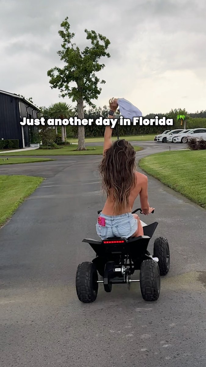 Here in Florida... shirts aren't required!