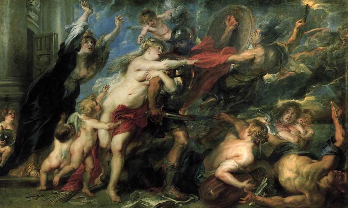 «Io sogno di dare alla luce un bambino che chieda: “Mamma, che cosa era la guerra?”»
 Eve Merriam
💙#notteinarte  @atutti 
🍀#NoWar
A domani🕊️
Rubens-Conseguenze della guerra