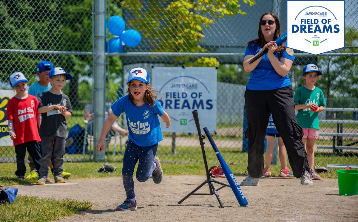 Congratulations to South Ottawa Little League on their new Field Of Dreams made possible by <a href="/TD_Canada/">TD (Canada)</a>! 👏

This project was supported by a $97,000 grant from Jays Care to help build new benches, bleachers, dugouts, and fencing. This diamond will serve more than 230 youth in the