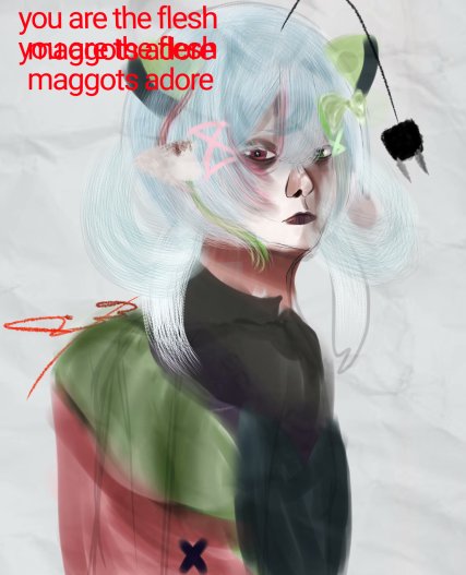vanrougespace's tweet photo. @minoribug #bugallery i only draw dumb people https://t.co/0IYHHUI8p6