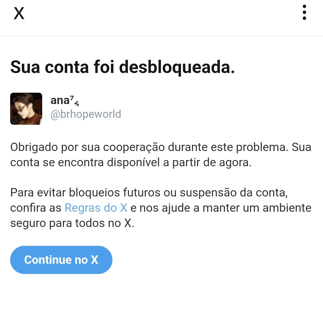 moots, vcs podem comentar meu @ por favor minha conta foi bloqueada??? 🥺