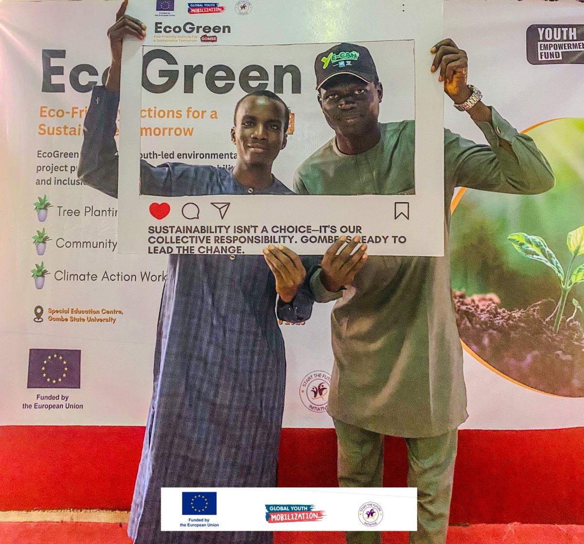 real_emmysax's tweet photo. Phase 1 of #EcoGreenGombe is officially sealed and cemented. The Symposium focused on Nigeria's climate reality, practical steps for eco-friendly community actions, opportunities for Nigerians. In addition to these, the workshop took a dive into the https://t.co/nmItNseiB0