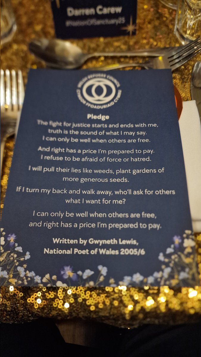 What an outstanding 2025 Nation of Sanctuary awards.

 Powerful speakers, inspiring award winners and some wonderful poetry too!

#NationOfSanctuary25