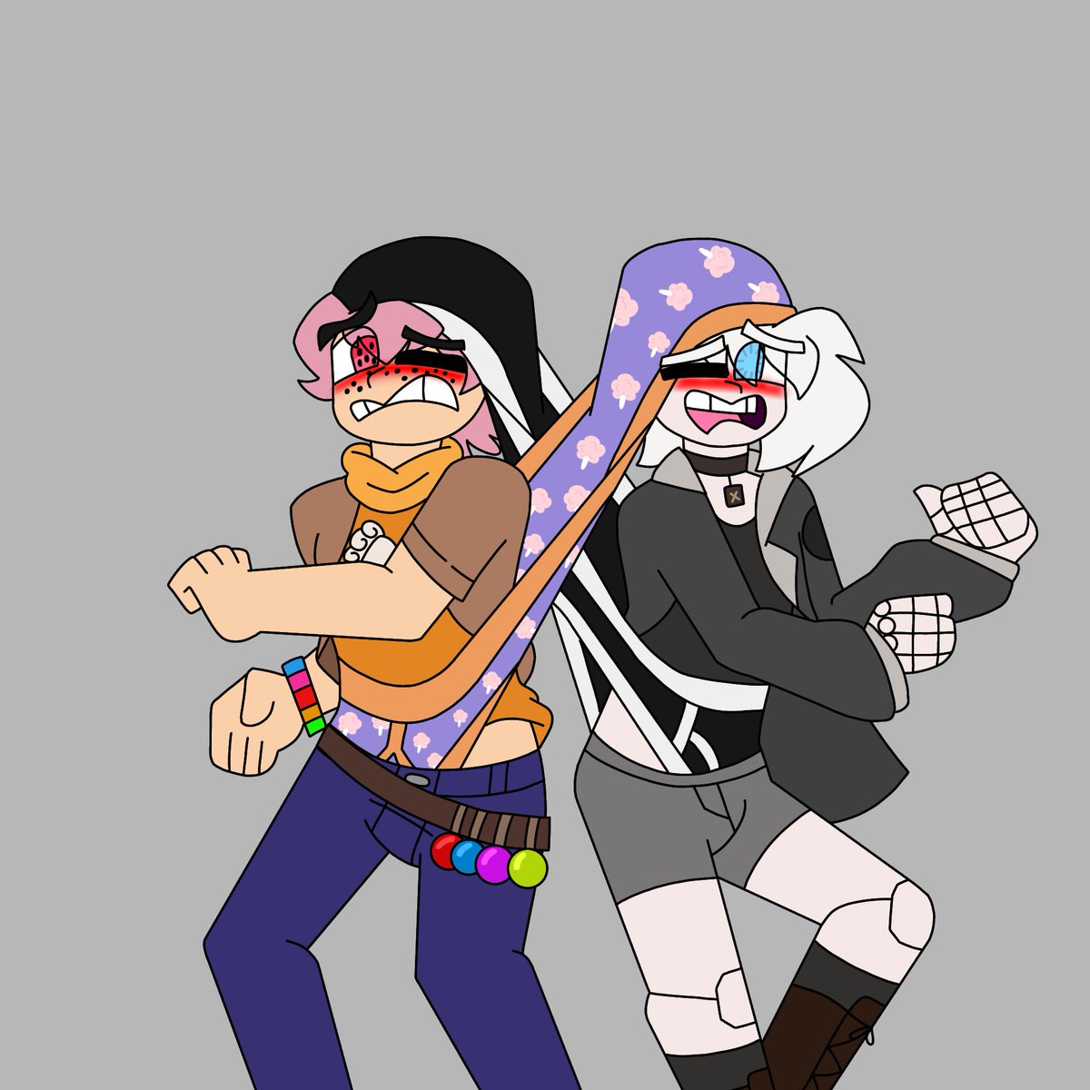 CakeLordDork's tweet image. These two are inseparable.
No seriously how did these two dorks end up like that!?

Art by: @wedgielord883 🎨
6W belong to @Android_6W 🩲