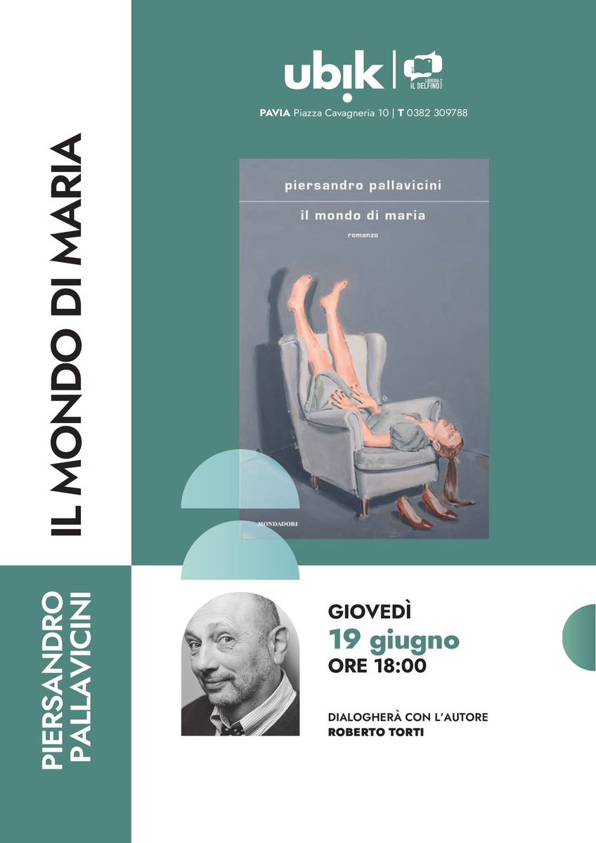 Prima presentazione!
Pavia, 19 giugno, ore 18, libreria Ubik-Il Delfino
Il mondo di Maria 
<a href="/Mondadori/">Mondadori</a>