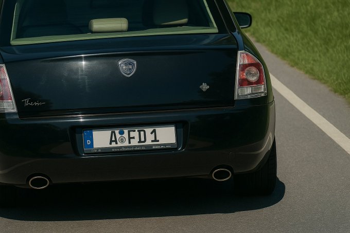 Wie gefällt Euch dieses Kennzeichen?