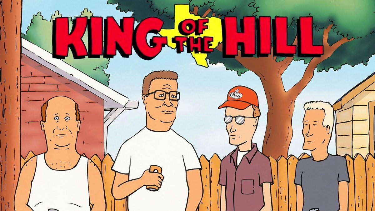 The entire first season of King of the Hill [1997]

A Thread 🧵