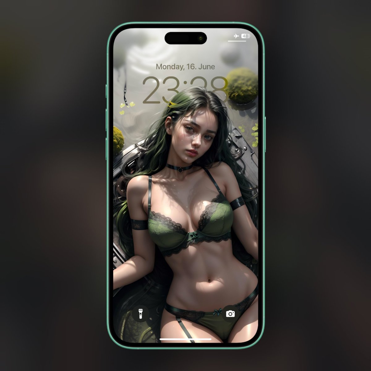 ScreenGirlsNet's tweet photo. 🌿 My name is Fayra. I bloom where machines rust and nature reclaims. 💦 Touch the water, and maybe you’ll feel what I carry beneath the surface. But careful… I don’t pull you in. You fall by choice.
#Fayra #LockscreenDrop #Lingerie #ScreenGirls #Lace #PinUpGirl #AIGirl https://t.co/iuCZjzEKgg