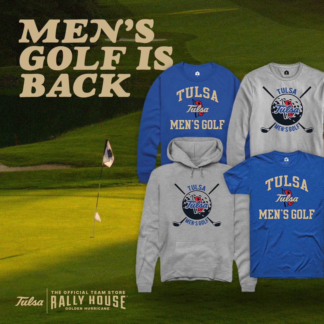 TulsaMensGolf's tweet image. Don’t miss out on what’s new, grab your Tulsa Men’s Golf gear now!
🔗: shopgoldenhurricane.com/search?results…
#ReignCane
