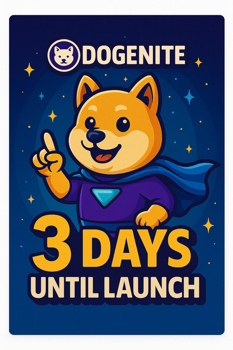 dogenite01's tweet photo. ๐จ 3 DAYS LEFT! ๐จ
The countdown is real.
$DOGENITE is almost hereโฆ and itโs not just another memecoin.
Itโs a mission. Itโs a movement. ๐ถ๐ฅ
๐
Launching in 3 days on Solana.
Be early. Be bold. Be part of something bigger. ๐
#DogeNite #3DaysLeft #CryptoLaunch #Solana https://t.co/5uv0qGV6dG