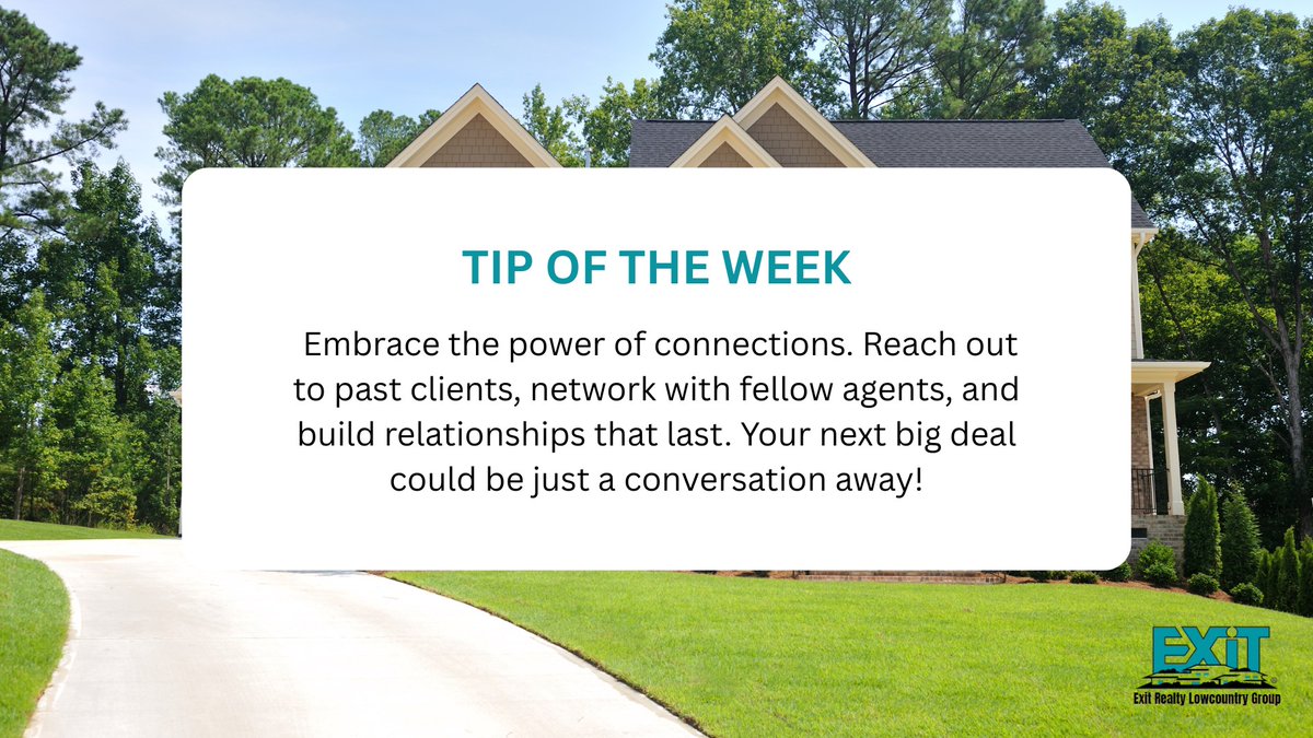 🤝 Success in real estate starts with connections. 

📞 Reach out, stay in touch, and grow your network, your next deal could be one conversation away! 💼🏡